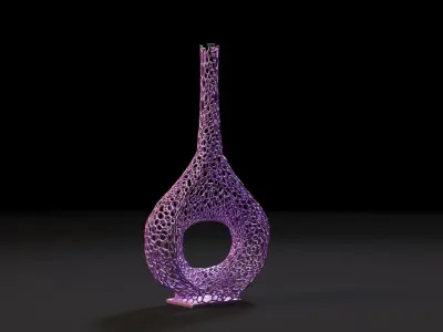 Decorative vases 3D print model purchase
