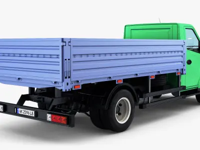 Truck Medium Duty v 2 3D model