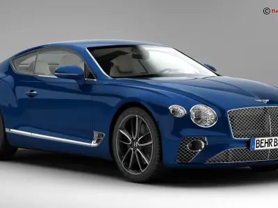 Bentley Continental GT 2018  3D model
