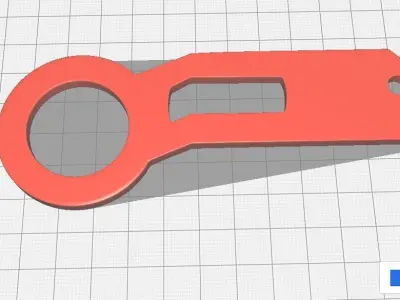 TOW HOOK  3D print model