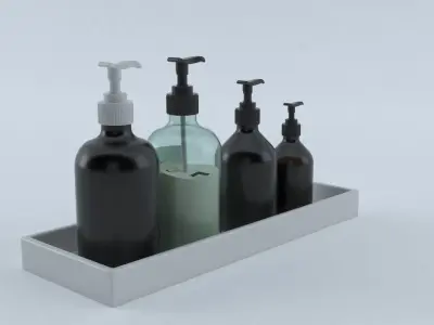 Soap Bottle Free 3D model