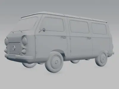 Fiat 850 3D model buy