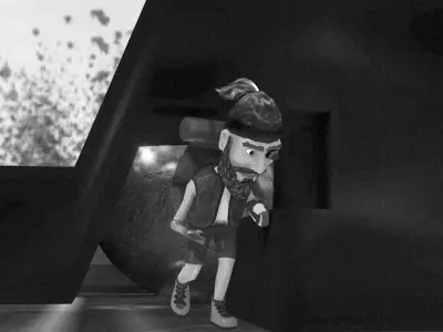 DIGITAL EXPLORER Low-poly 3D model