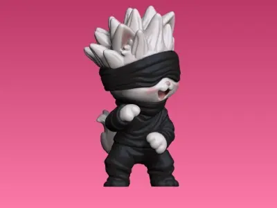 Satoru Gojo gatito 3D print model