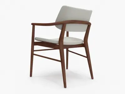 Nissa Armrests Chair 3D model