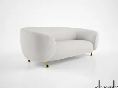 Kelly Wearstler Lucien Sofa 3D model