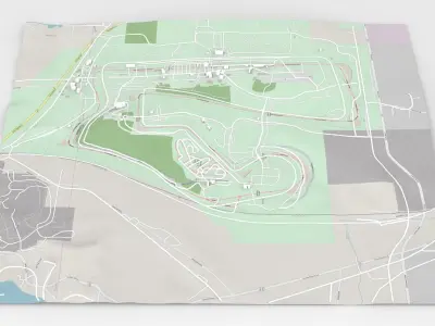 Road America 3D model