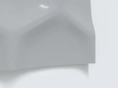 Decorative seamless Wall Panel 3D print model
