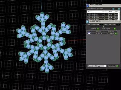 snowflake 3D print model