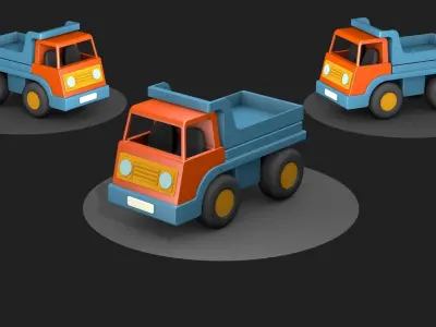 Toy DUMP truck 3D model