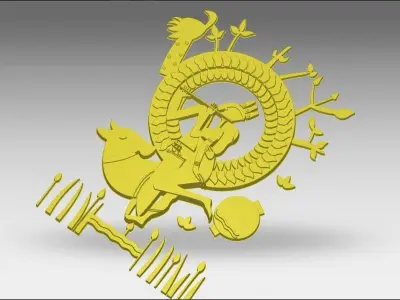 KRISHAN RADHA 3D model