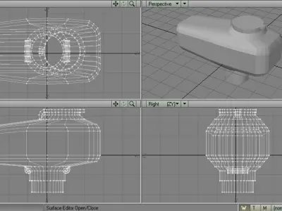 Paintball Loader - Type 2 3D model