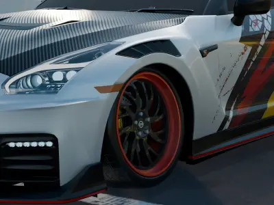 Nissan GTR R35 nismo 3D model