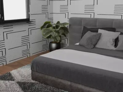 Bedroom 3D Model   3D model
