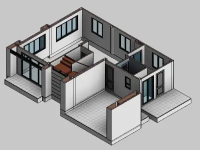 Revit Model Residential Vol1 3D model