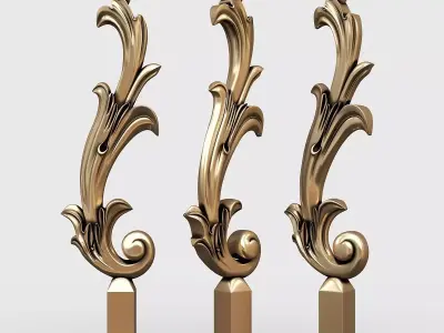 Classic baluster 3D model