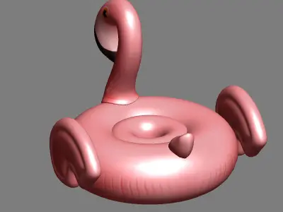 balloon Flamingo modeling 3D model