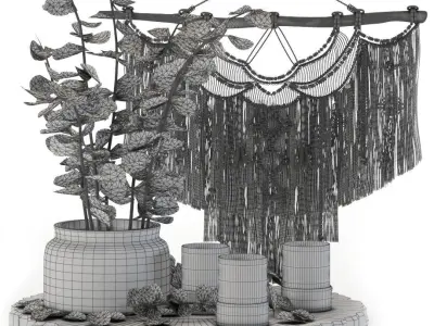 Decorative Set 03 3D model