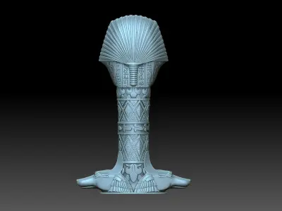 Tutankhamun egyptian scepter 3D print model