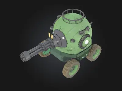 Wheeled Arsenal 3D model