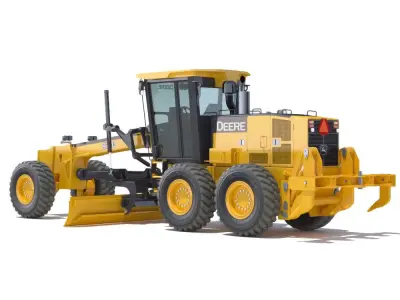 Motor Grader Deere 872D 3D model