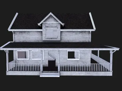 Farm House  Low-poly 3D model