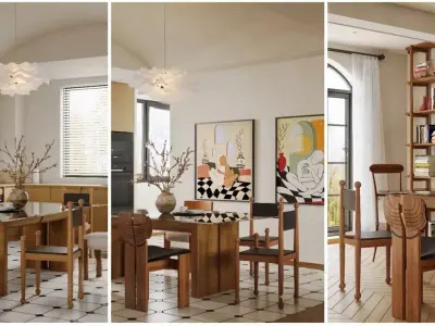 CA - Scandinavian interior scene 3D model