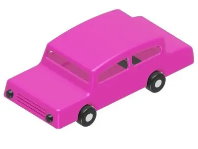 Kids Car Toy 3D model