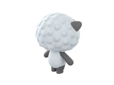 Character144 Rigged Sheep 3D model