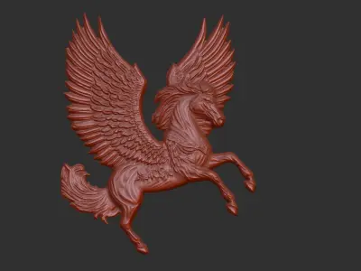 horse cnc 1 3D print model