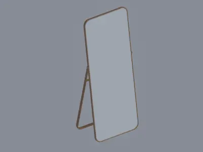 Standing Mirror 3D model