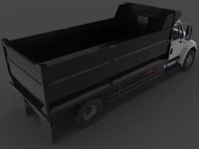 Truck International Durastar Low-poly 3D model
