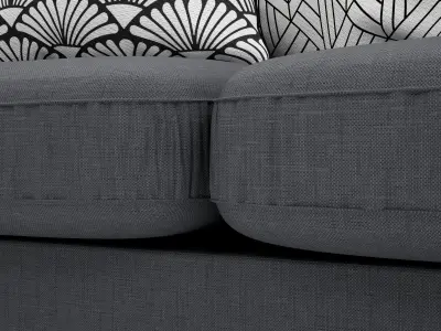  MODERN SOFA WITH PILLOWS 3D model