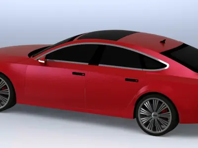 Audi RS7 2015 3D model