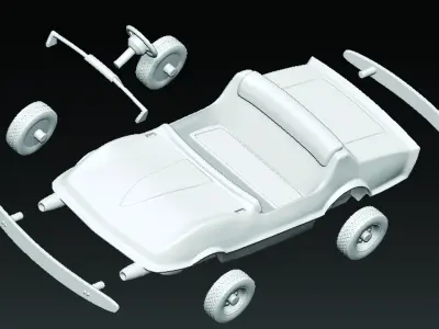 Autopia Classic Collection Car 3D print model