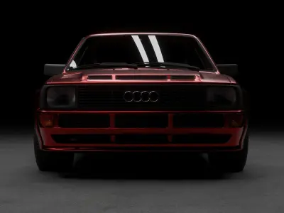 Audi Quattro S2 3D model