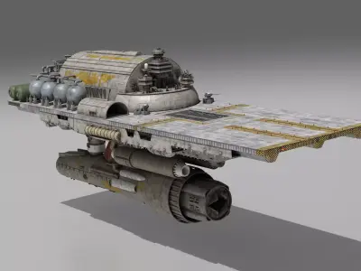 Battlestar Galactica - Flattop 3D model