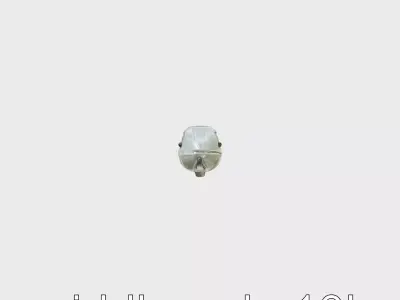 Modern Hyperloop Pod Transportation System Low-poly 3D model