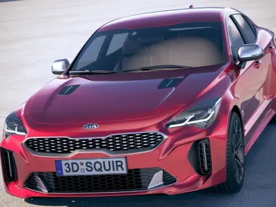 Kia Stinger 2018 3D model