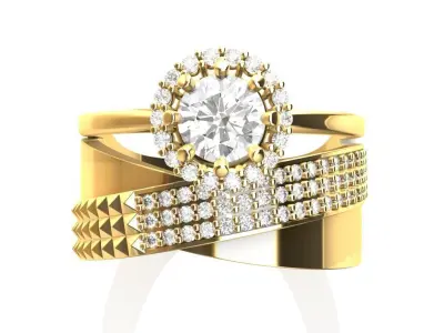 love Ring 3D print model