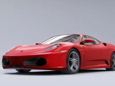 Ferrari F430 model in Blender 3D 3D model