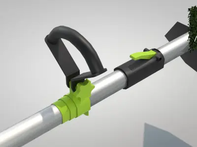 Garden Electric Trimmer Cordless 3D model