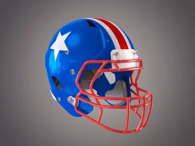 Football Helmet 3D model