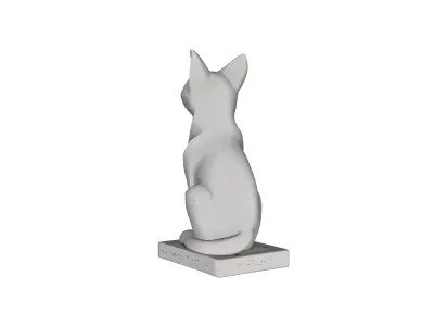  Spirit of the Cat Sculpture inspired by feline elegance 3D model