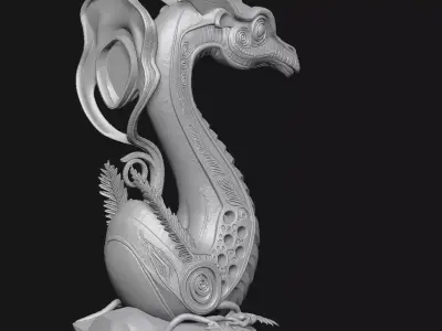 Dinosaur 3D print model