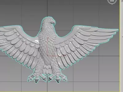 eagle  3D print model