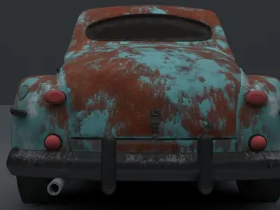 DAMAGED CAR  3D model