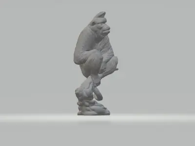 Golden Monkey 3D model