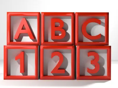 Toys - Learning Box 3D model