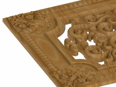 Decorative panel STL 3D model shop